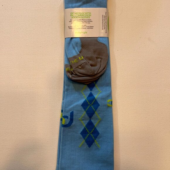 Pro Compression Women's Performance Compression Socks Size L/XL Blue - Picture 4 of 7